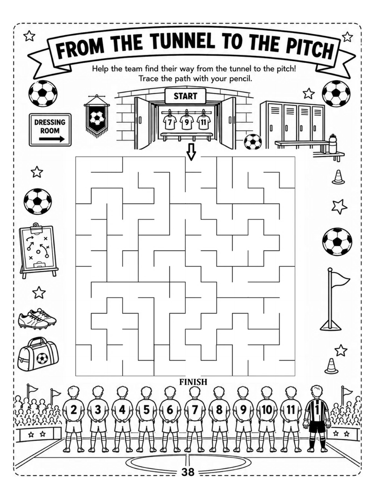 Final From the Tunnel to the Pitch maze page